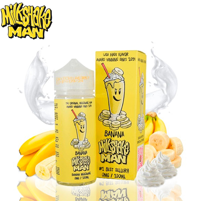 Milkshake Man Banana 100ml (Shortfill)