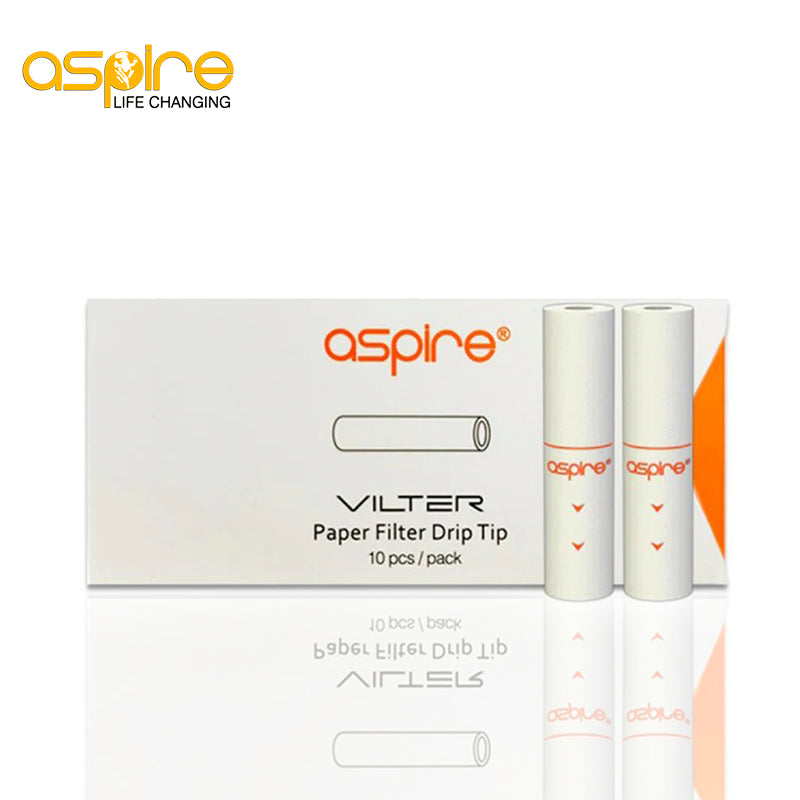 Aspire Vilter Paper Filter Drip Tip (Pack10) - LX Vape