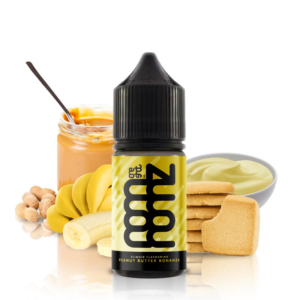 Nom Nomz Aroma Peanut Butter Bonanza 30ml - LX Vape Nom Nomz Aroma Peanut Butter Bonanza 30ml - LX Vape