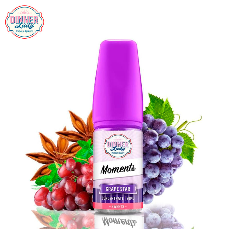 Dinner Lady Aroma Moments Grape Star 30ml