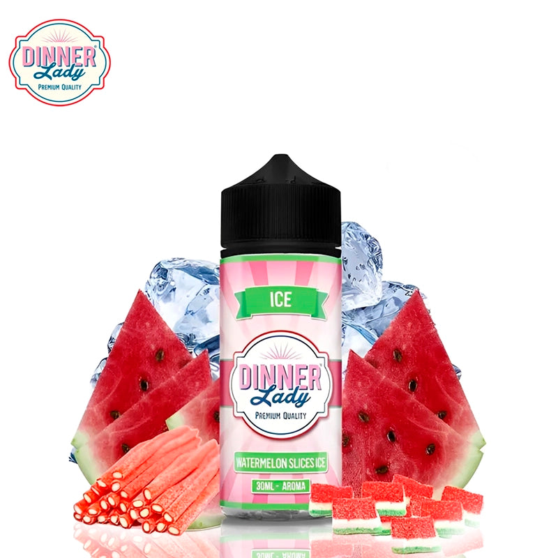 Dinner Lady Aroma Watermelon Slices Ice 30ml (Longfill)