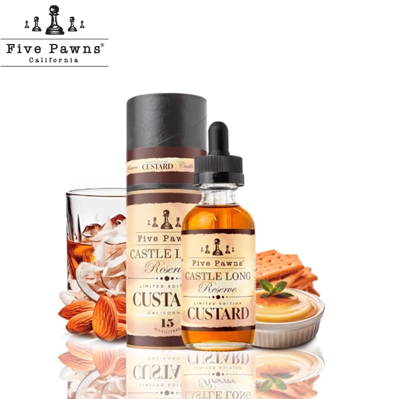 Five Pawns Reserve Aroma Castle Long Custard 15ml (Longfill)