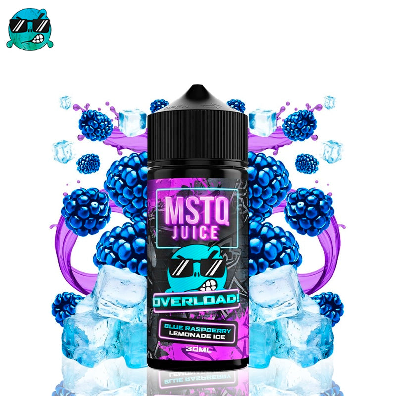 MSTQ Juice Overload Aroma Blue Raspberry Lemonade Ice 30ml (Longfill)