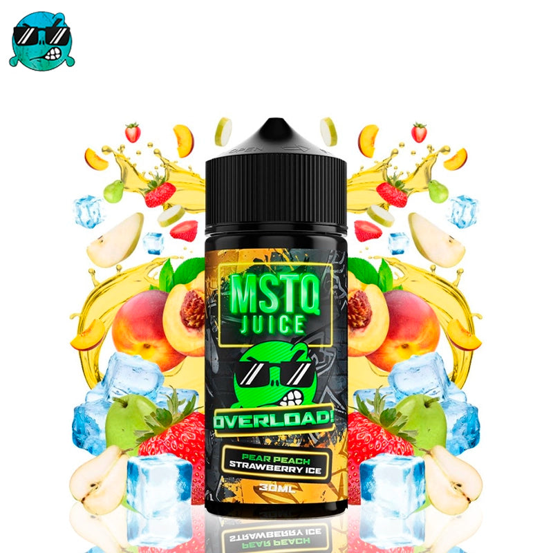 MSTQ Juice Overload Aroma Pear Peach Strawberry Ice 30ml (Longfill)