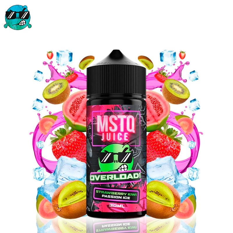 MSTQ Juice Overload Aroma Strawberry Kiwi Passion Ice 30ml (Longfill)