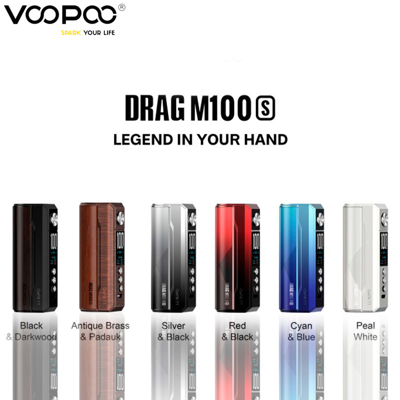 Voopoo Drag M100S Mod - LX Vape Voopoo Drag M100S Mod - LX Vape