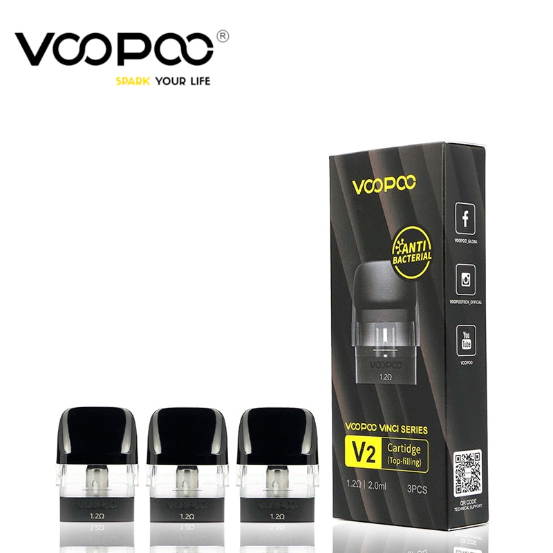 Voopoo Vinci Pod Substituição V2 (Pack 3)