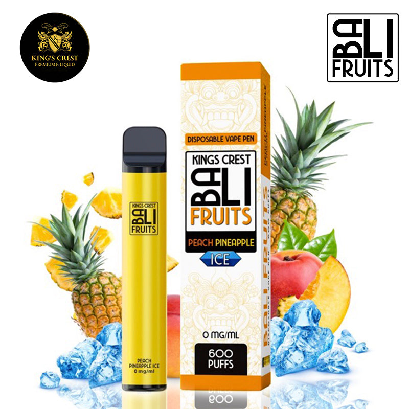 Bali Fruits by Kings Crest Disposable Peach Pineapple Ice