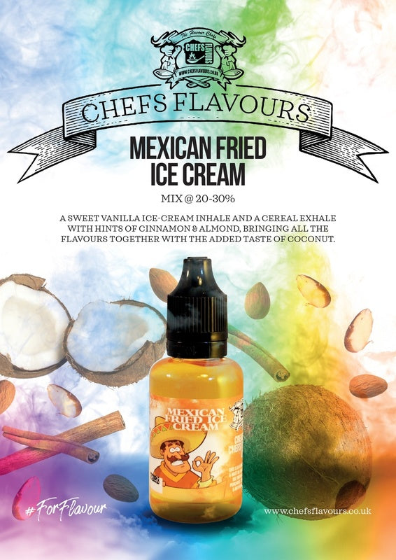 Chefs Flavors Aroma Mexican Fried Ice Cream 30ml