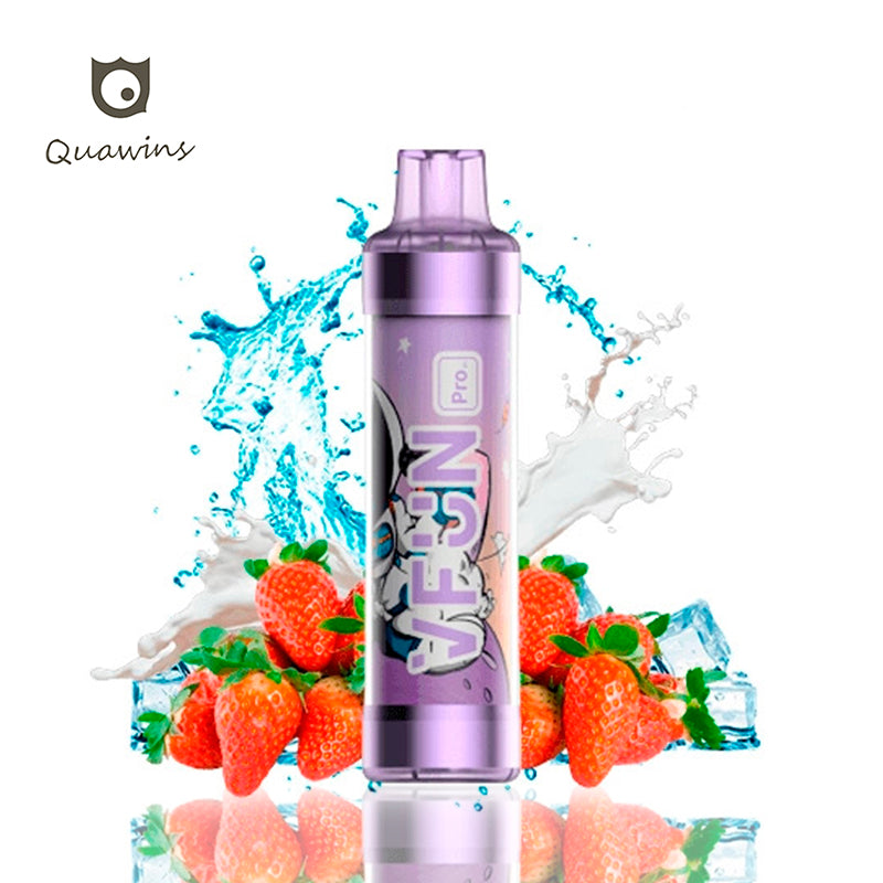 Quawins Vfun Pro Disposable Strawberry Yogurt